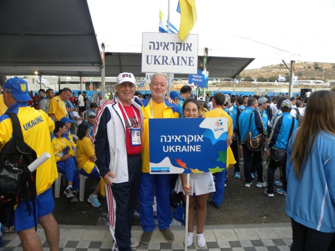 Bob with Ukraine Team-Israel 2013