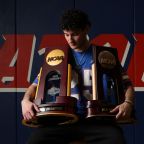 Trophy Photoshoot - Men’s Basketball - Saturday, April 12, 2025 / UAA Communications photo