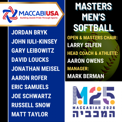Masters Men's Softball up 622 Masters Men's Softball up 622