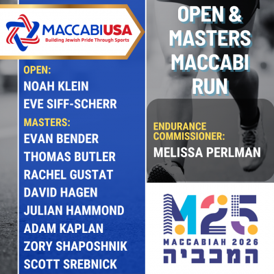 Open Masters Maccabi Run up 526
