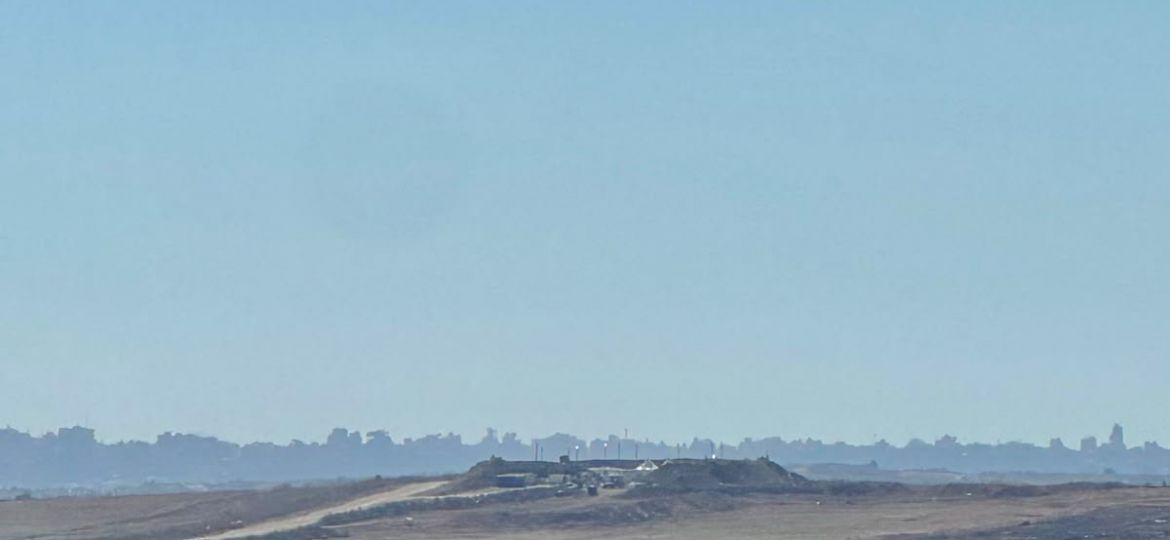 Gaza from Israel